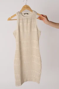 Beige beach dress
