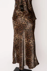 Leopard print skirt