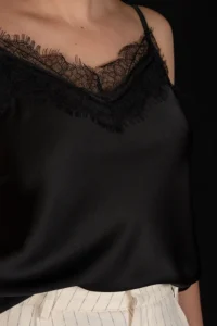 Black tank top
